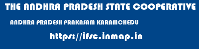 THE ANDHRA PRADESH STATE COOPERATIVE BANK LIMITED  ANDHRA PRADESH PRAKASAM KARAMCHEDU   ifsc code